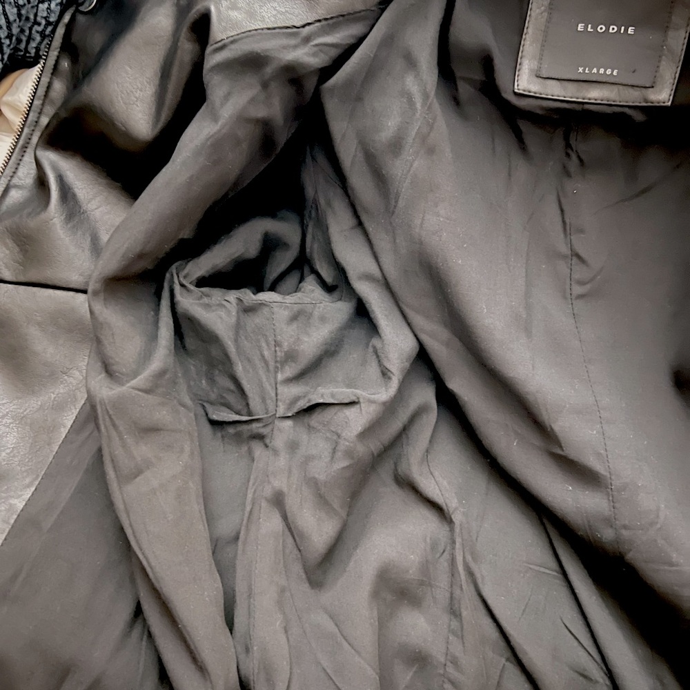 Vegan Leather Moto Jacket - Picture 5 of 11